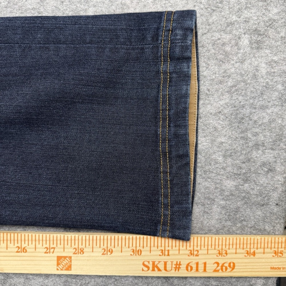 Duluth Trading Co Ballroom Double Flex Jeans Men 36x32 Slim Fit Dark Wash EUC - Picture 6 of 12